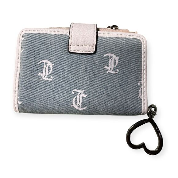 Juicy Couture Denim Blue and White Wallet Y2K VTG‎ - Picture 2 of 7